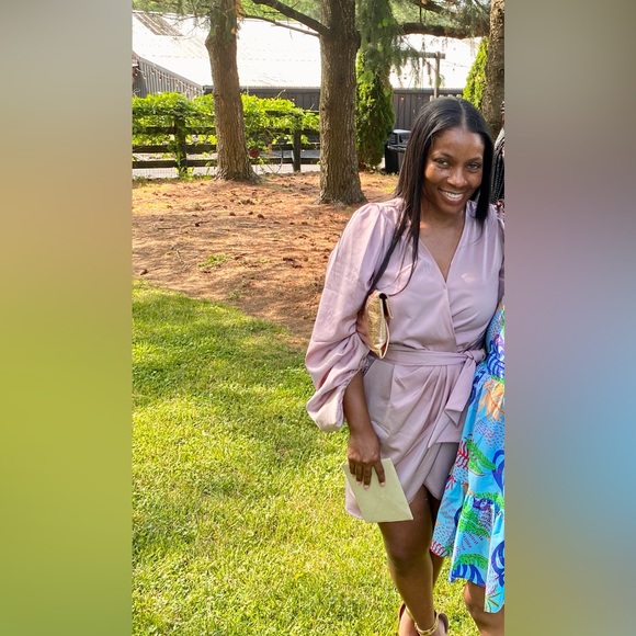 Wore this to a wedding… Powder Pink dress - Picture 1 of 1